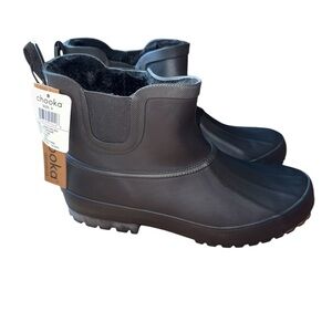 Chooka Chelsea Rain Boots Memory Foam & Soft Lining Ladies Size 9 Waterproof